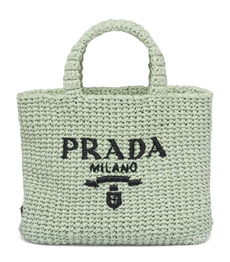 prada crochet bag dupe|Prada brown leather tote bag.